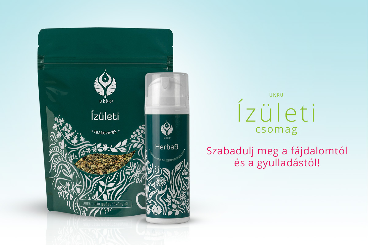 UKKO Ízületi Tea és Herba9 ízületi krém akciós csomagban